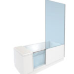 Badewanne mit Tür Duravit Shower + Bath Ecke Links