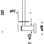WC-Rollenhalter Ersatzrolle Duravit Accessoir D-Code