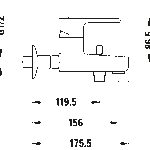 Badewannenarmatur Duravit B2