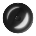 Aufsatzbecken ALAPE Metallic Dark Iron D=45cm