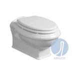 Wand WC Simas Arcade Kermik weiss Glanz retro A= 51 cm