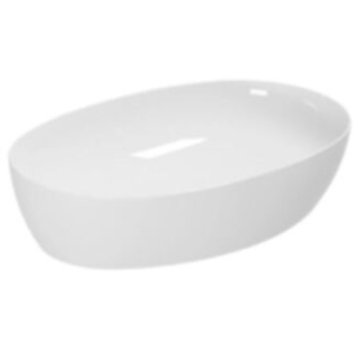 Aufsatzbecken Keramik Azzurra Elegance Circle 60x40