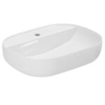 Aufsatzbecken Keramik Azzurra Elegance mit Hahnloch ZIP 60x45