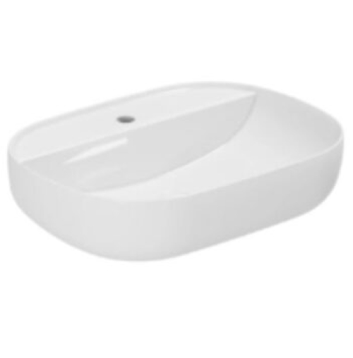 Aufsatzbecken Keramik Azzurra Elegance mit Hahnloch ZIP 60x45