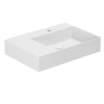 Waschtisch Elegance Squared B= 60 cm Ablage links