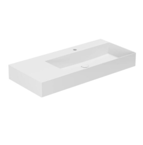 Waschtisch Azzurra Elegance Squared B= 102 cm Ablage links