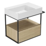 Bademöbel Azzurra Elegance Squared B= 73 cm