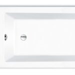 Badewanne Acryl 180x80 Repabad Arosa Ergo Weiss Matt Einbaubadewanne