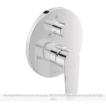 Mischer für Badewanne 2 Verbraucher UP Duravit B1 Rund Chrom glanz Unterputz Armatur