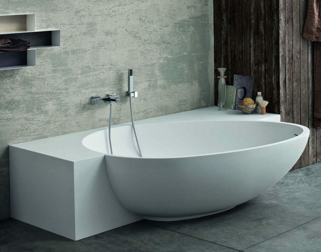  Badewanne freistehend matt Mastella L= 170-210 cm