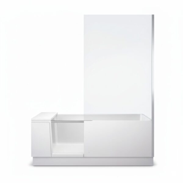 Badewanne mit Tür Duravit Shower + Bath Ecke Rechts