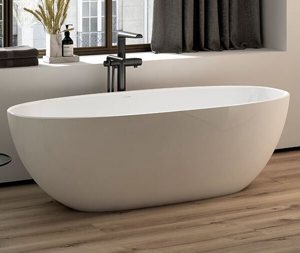 Badewanne freistehend Glanz V+A Barcelona 2 Victoria + Albert Freistehende Badewanne