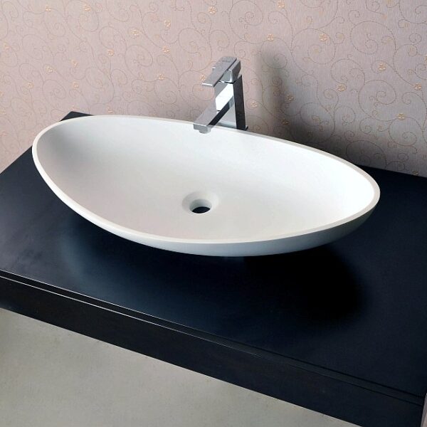 Aufsatzbecken Corian GioiaBagno Berta-70 Mineralgussbecken Steingussbecken