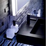 Glashalter mit Glas EMCO EMCO loft black Bad-Accessoires