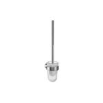 WC-Bürstengarnitur Linie Golf wandmodell Chrom Glanz rund Bad-Accessoires