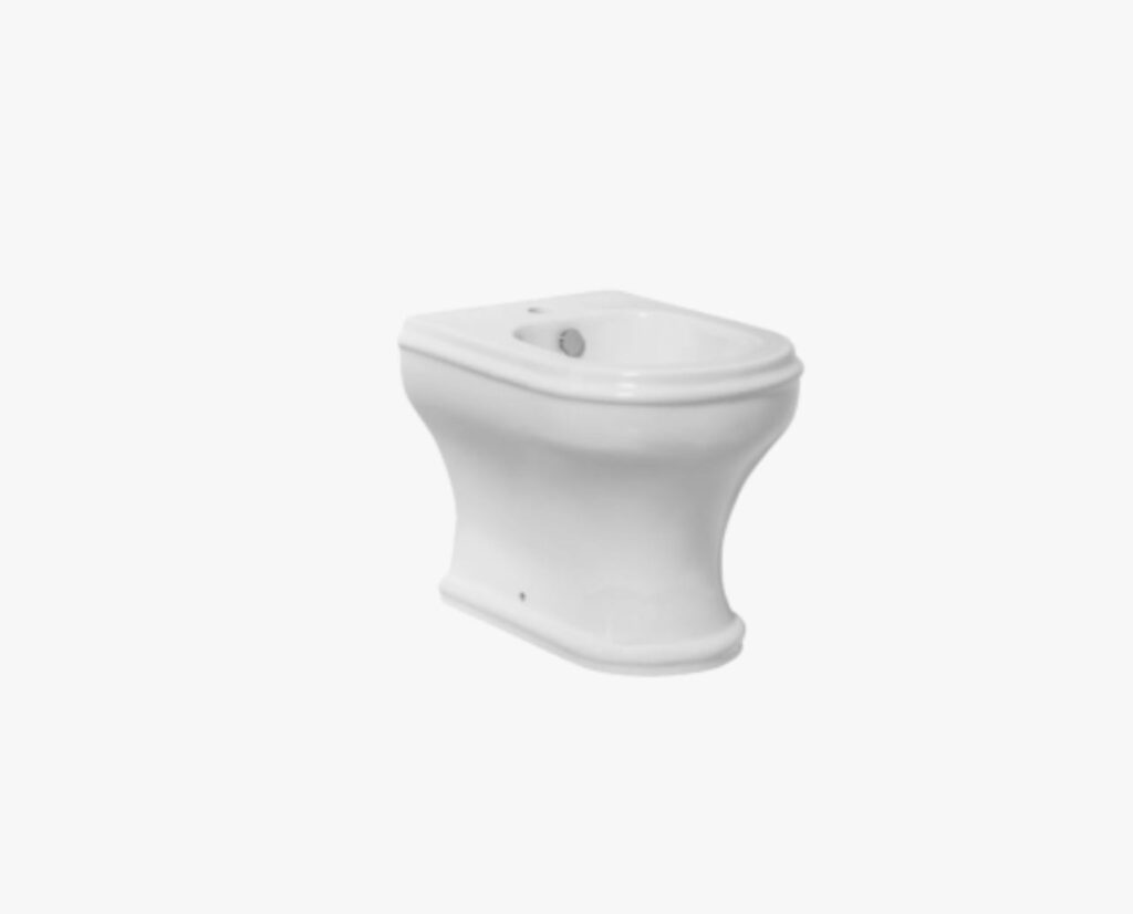 Bidet Stand Azzurra CHARME weiss glanz Retro Nostalgisch Keramik