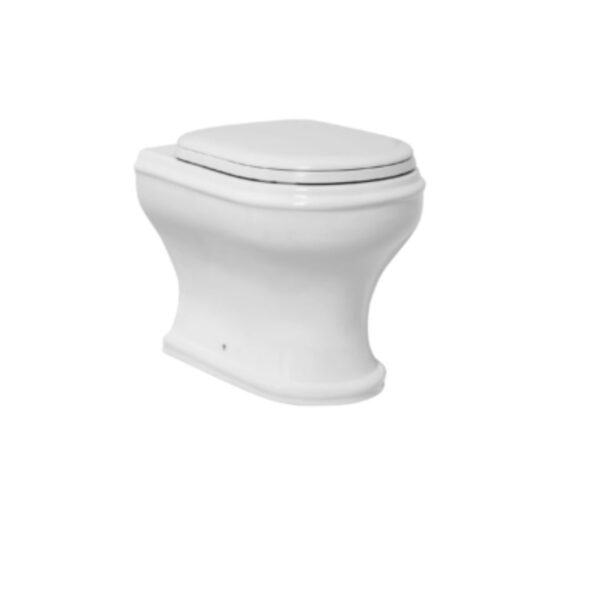 WC-Stand Azzurra CHARME weiss glanz Retro Nostalgisch Keramik