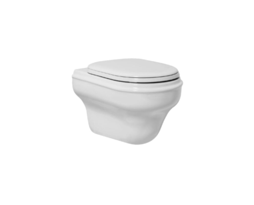 WC-Wand Azzurra CHARME weiss glanz Retro Nostalgisch Keramik