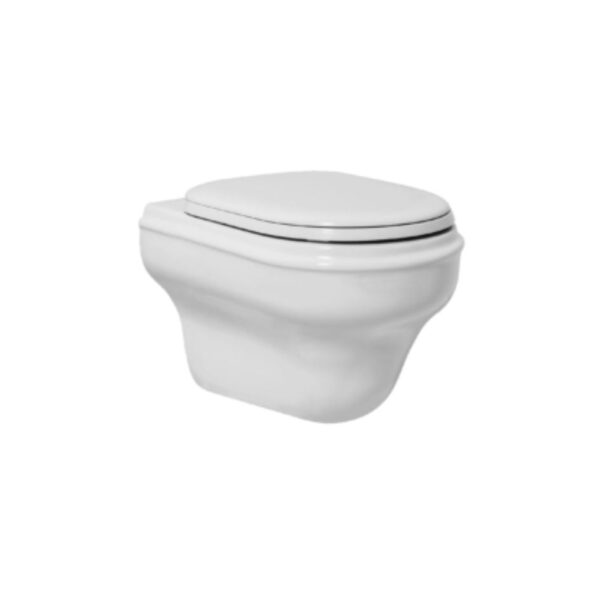 WC-Wand Azzurra CHARME weiss glanz Retro Nostalgisch Keramik