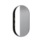 CIELO Spiegelschrank oval Box 90
