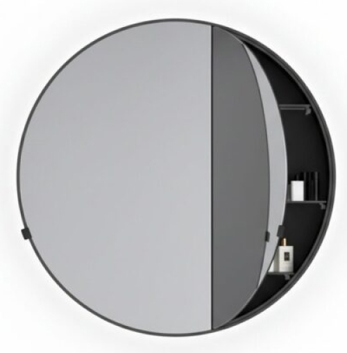 CIELO Spiegelschrank Rund Box 90