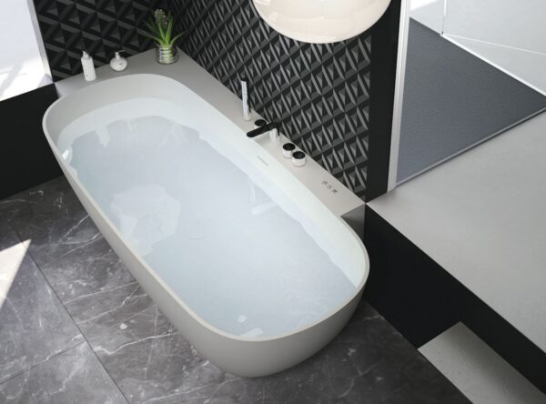 Badewanne HAFRO Calle Ovale 180 Freistehend Nische Eckeinbau