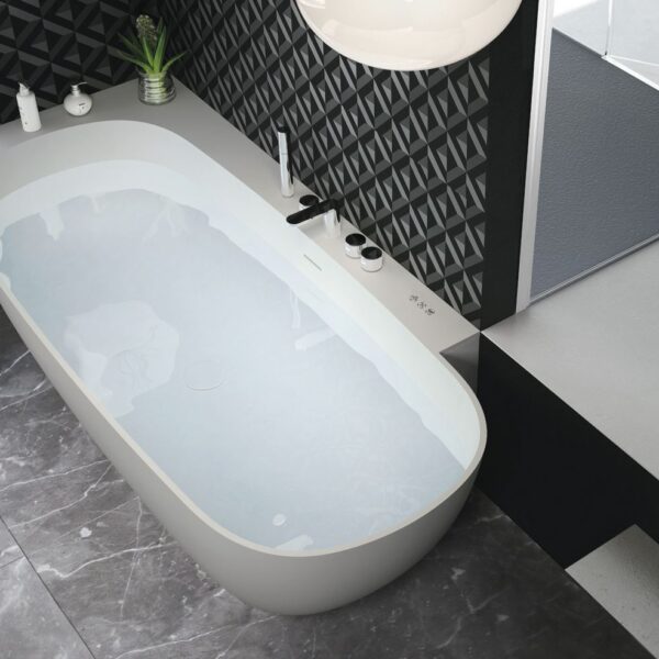 Badewanne HAFRO Calle Ovale 180 Freistehend Nische Eckeinbau