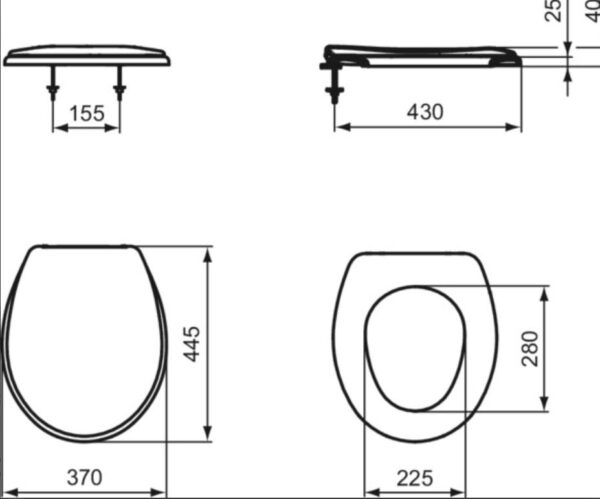 Barrierefrei Golf Caree WC Sitz – Bild 3