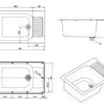 Einbaubecken Romay Möbel B= 70 cm