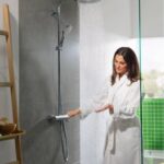 Crometta S Showerpipe 240 1jet mit Ecostat 1001 CL Thermostat