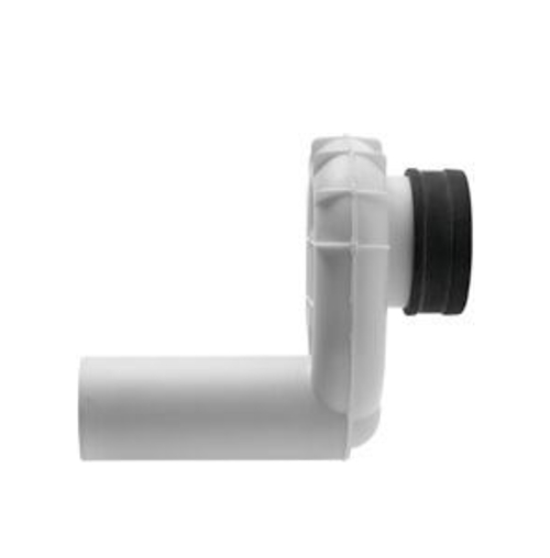 Siphon Urinal Duravit Abgang Waagrecht weiss