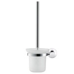 WC-Bürstengarnitur Duravit D-Code Glas Chrom Glanz