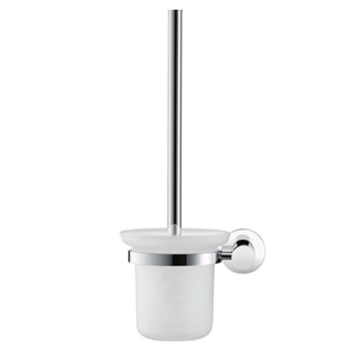 WC-Bürstengarnitur Duravit D-Code Glas Chrom Glanz