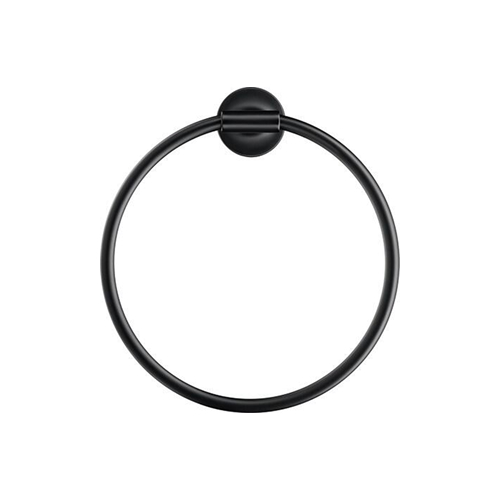 Handtuchring geschlossen Duravit Starck T Schwarz matt
