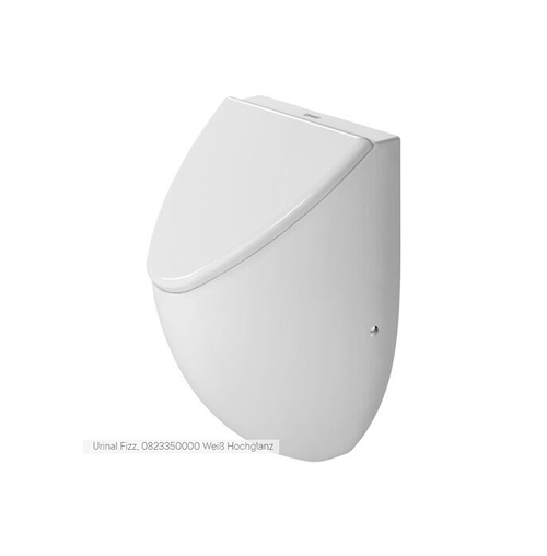 Urinal Duravit FIZZ mit Deckel Weiss glanz