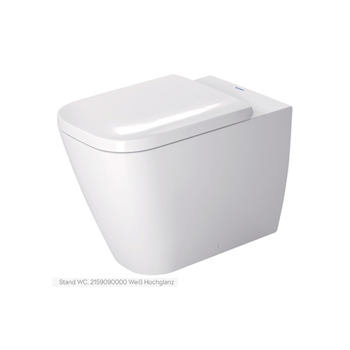 WC Stand wandhängend Duravit Happy weiss glanz