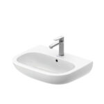 Waschbecken Keramik Duravit D-Code 600x460x17.5 glanz weiss Waschtisch