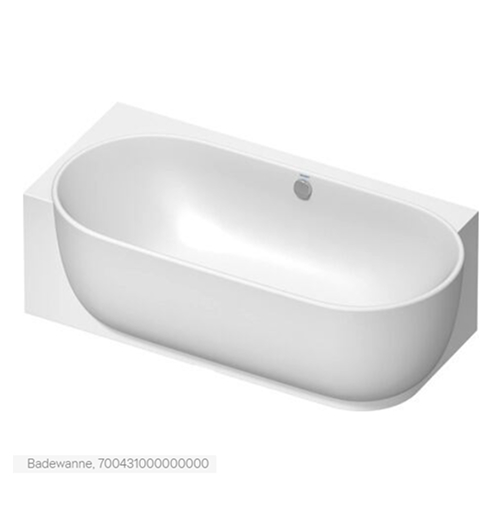 Badewanne Eck Einbau LUV Duravit 185*95*61