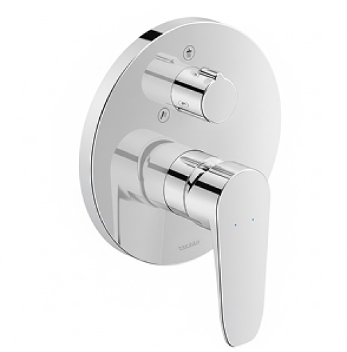 Mischer für Dusche 2 UP Verbraucher Duravit B1 Rund