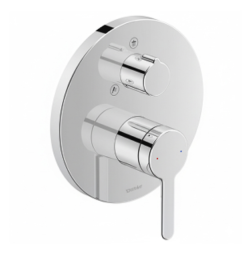 Mischer für Dusche 2 Verbraucher UP Duravit C1 Rund