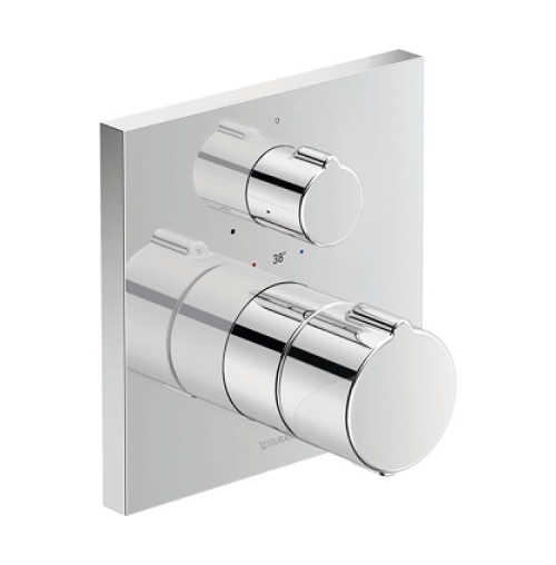 Mischer für Badewanne 2 Weg Thermostat UP Duravit Eckig