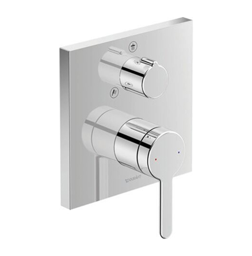 Mischer für Badewanne 2 Verbraucher UP Duravit C1 Eckig