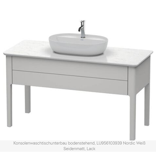 Badmöbel Unterbau Bodenstehend Duravit LUV 133
