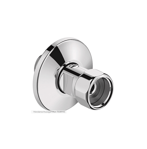 Raccords mit Rosetten absperrbar Duravit Raccords 3/4 Chrom glanz