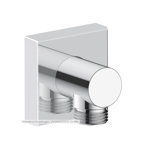 Schlauchanschluss Eckig Duravit Wandanschlussbogen Chrom glanz