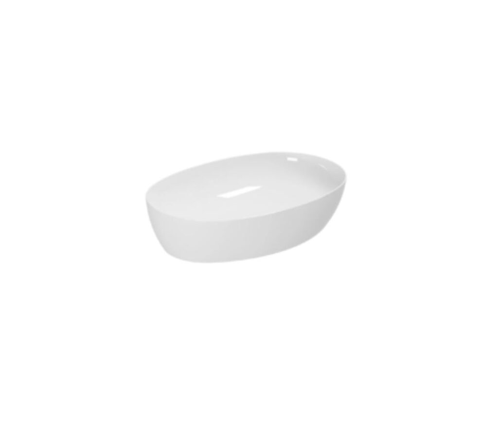Aufsatzbecken Keramik Azzurra Elegance Circle 60 weiss glanz
