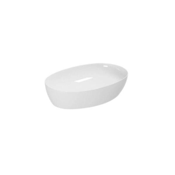 Aufsatzbecken Keramik Azzurra Elegance Circle 60 weiss glanz