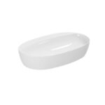 Aufsatzbecken Keramik Azzurra Elegance Circle 70 weiss glanz