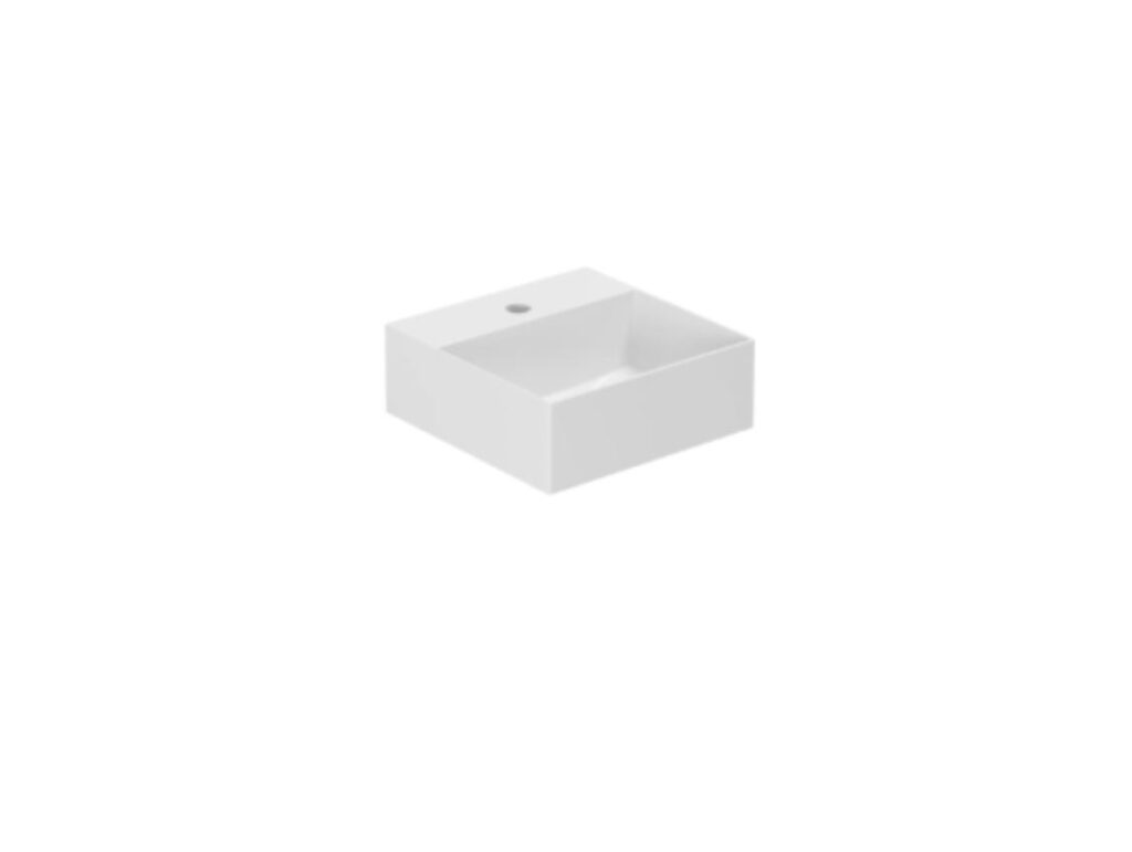 Waschtisch Azzurra Elegance Squared b= 35 cm weiss glanz