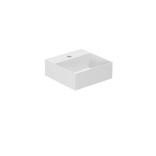 Waschtisch Azzurra Elegance Squared b= 35 cm weiss glanz